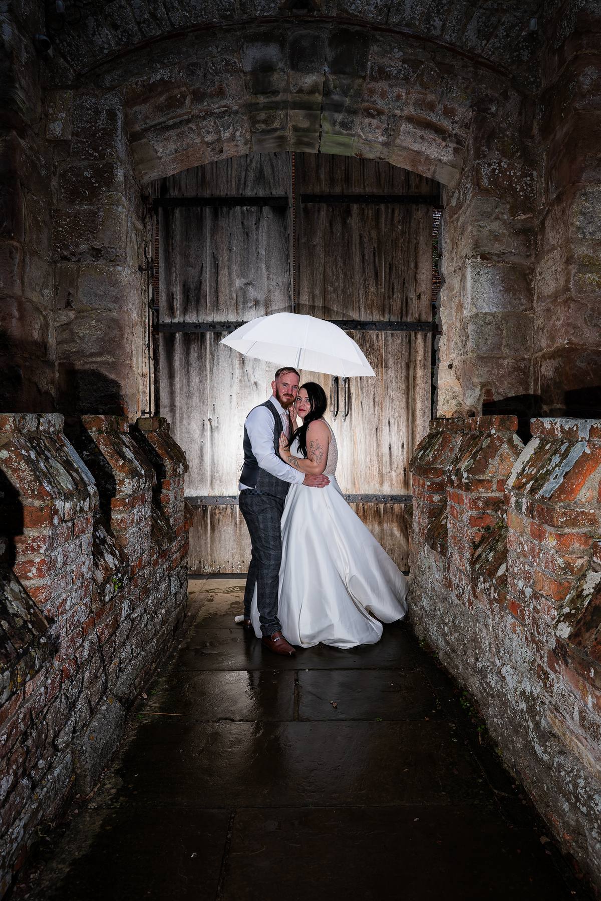 Colour flash portrait, Tomas & Alice